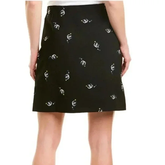 MAJE Horse shoe and stars embroidered skirt - Picture 3 of 10